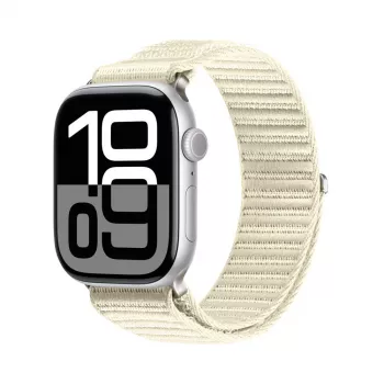 Dux Ducis Apple Watch 38/40/41/42mm YE Nylon Braided Loop Polsbandje Starlight