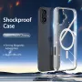DUX DUCIS Clin Mag Case voor iPhone 16, transparant, MagSafe-compatibel