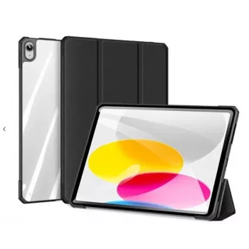 Dux Ducis Copa hoes voor iPad 10,9 inch 2022 (10e gen.) Smart Cover standaard zwart