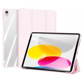 Dux Ducis Copa Case voor iPad 10,9 inch 2022 (10e gen.) Smart Cover standaard roze