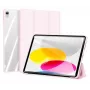 Dux Ducis Copa Case voor iPad 10,9 inch 2022 (10e gen.) Smart Cover standaard roze