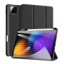 Dux Ducis Domo Series Tri-fold standaard PU-leren tablethoes voor Xiaomi Redmi Pad 7/7 Pro, zwart