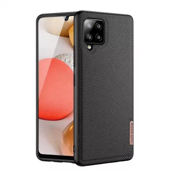 Dux Ducis Fino Samsung A42 5G zwart flip wallet case