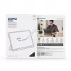 Dux Ducis Galaxy Tab A9 Plus / Tab A11 Plus Domo Series Tri-fold standaard PU-leren tablethoes zwart