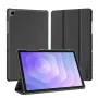 Dux Ducis Galaxy Tab A9 Plus / Tab A11 Plus Domo Series Tri-fold standaard PU-leren tablethoes zwart