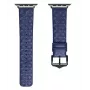 Dux Ducis echt lederen armband voor Apple Watch 38/40/41mm - Blauw