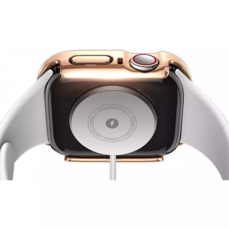 Dux Ducis Hamo Apple Watch Series 7/8/9 hoesje (PC) 41mm roségoud