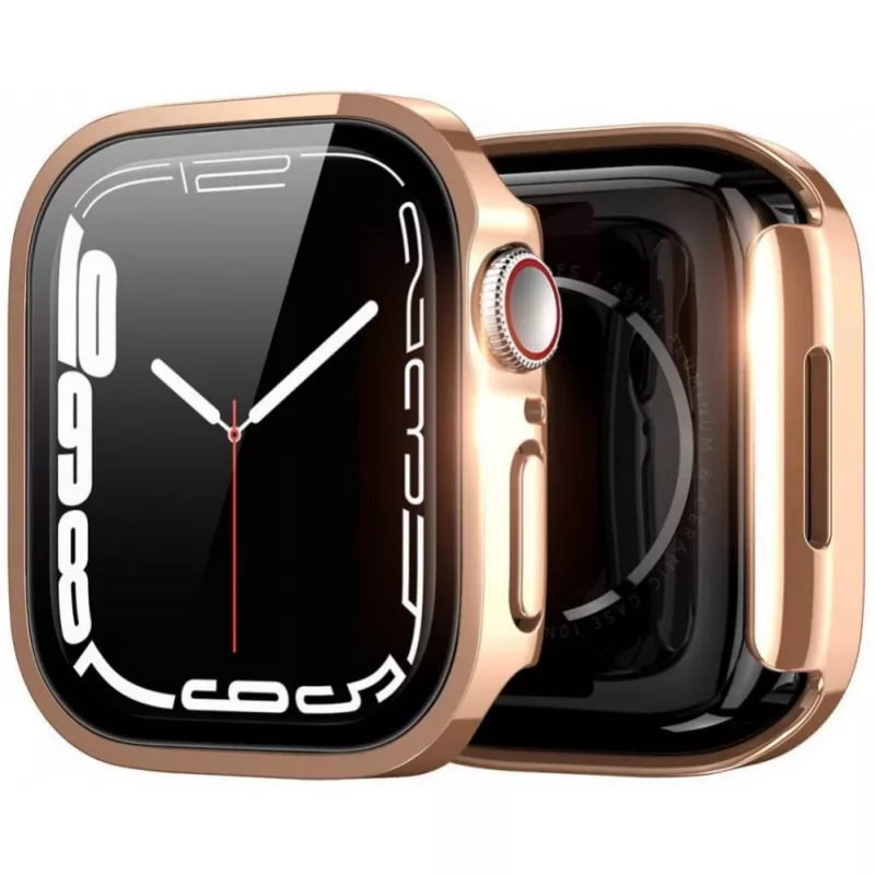Dux Ducis Hamo Apple Watch Series 7/8/9 hoesje (PC) 41mm roségoud