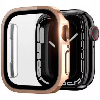 Dux Ducis Hamo Apple Watch Series 7/8/9 hoesje (PC) 41mm roségoud