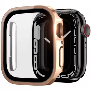 Dux Ducis Hamo Apple Watch Series 7/8/9 Hoesje (PC) 45mm Roségoud