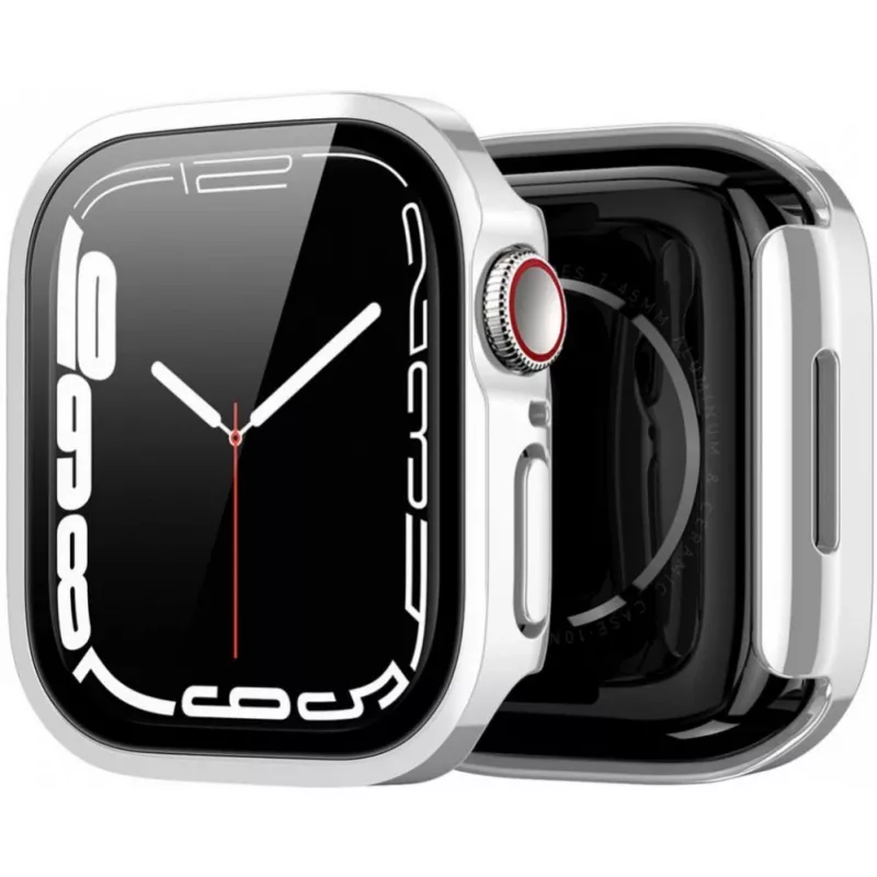 Dux Ducis Hamo Apple Watch Series 7/8/9 Case (PC) 45mm zilver
