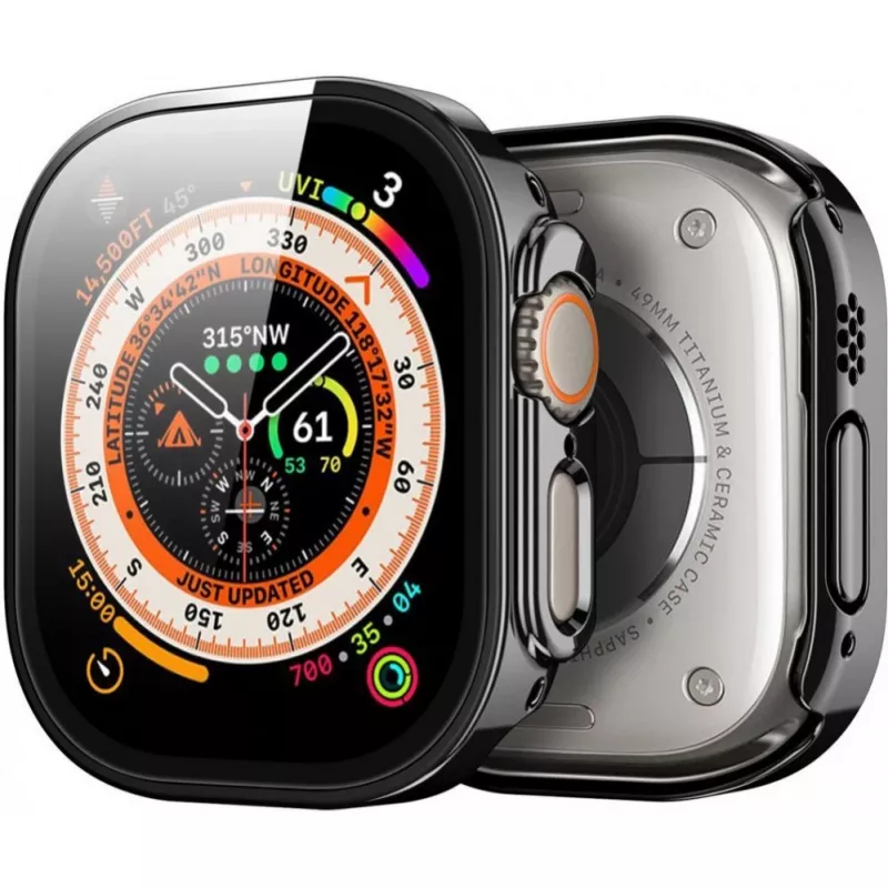 Dux Ducis Hamo Apple Watch Ultra 1/2 Hoesje (PC) 49MM Zwart