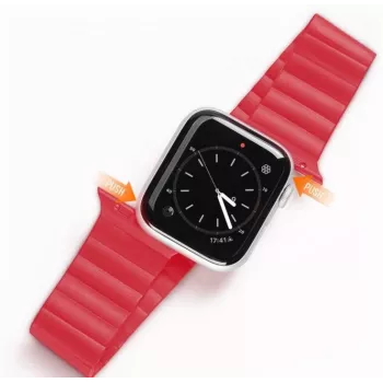 Dux Ducis magnetische strap horlogeband voor Apple Watch 7/6/5/4/3/2/SE (41/40/38 mm) magnetische band rood