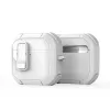 Dux Ducis PECP Series PC+TPU cover met haakje voor AirPods 4, wit