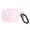 Dux Ducis PECQ Series PC+TPU-hoesje met haak voor Apple AirPods Pro 3, wit/roze