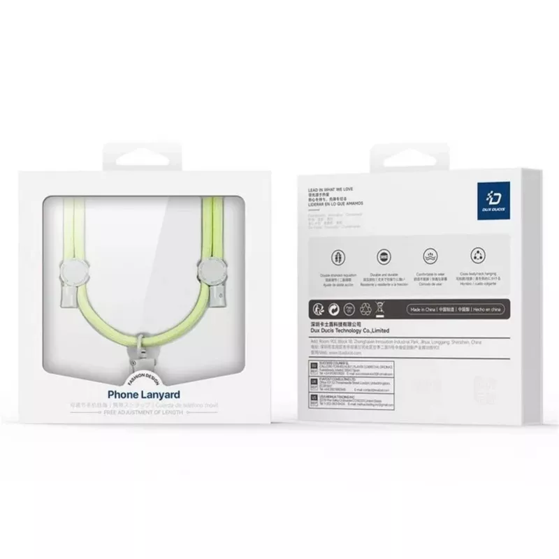 DUX DUCIS Plaz cross-body telefoonriem groen/geel