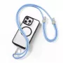 DUX DUCIS Plaz cross-body telefoonbandje lichtblauw