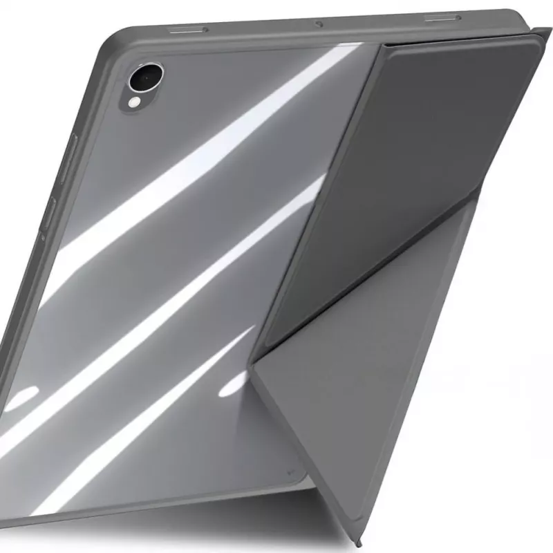 Dux Ducis Samsung Galaxy Tab A9 Plus / A11 Plus MAGI hoes met stylushouder grijs