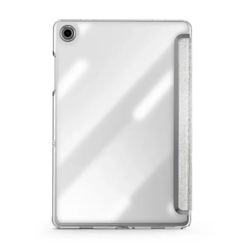 Dux Ducis Samsung Galaxy Tab A9 Plus TPU+PC+leder transparant hoesje lichtgroen