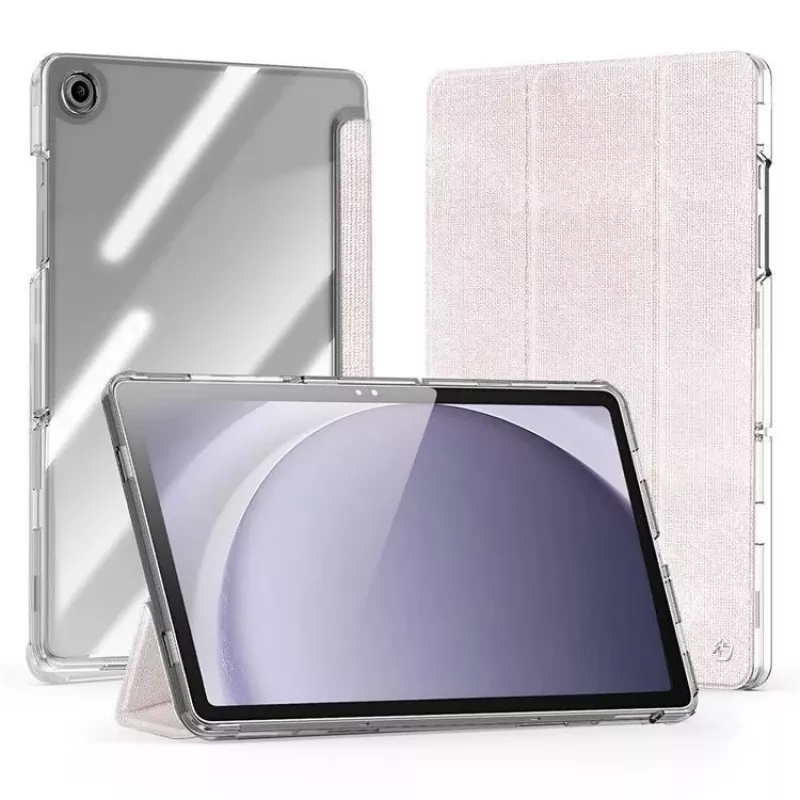 Dux Ducis Samsung Galaxy Tab A9 Plus TPU+PC+leer Clear Case lichtroze