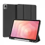 Dux Ducis Samsung Galaxy Tab S11 Domo Series Tri-fold Stand PU Leather tabletcover zwart
