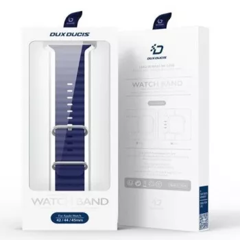 Dux Ducis Silicone Sport Band voor Apple Watch 45/44/42mm - Navy Blue