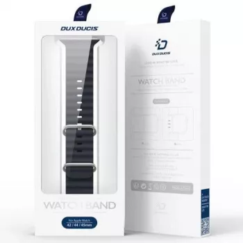 Dux Ducis silicone horlogeband voor Apple Watch Series 8/7/6/5/4/3/2/SE (38/40/41mm) - grijs