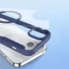 Dux Ducis Skin X Pro Magnetic Flip MagSafe Case voor Apple iPhone 15 Plus - blauw