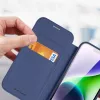 Dux Ducis Skin X Pro Magnetic Flip MagSafe Case voor Apple iPhone 15 Plus - blauw