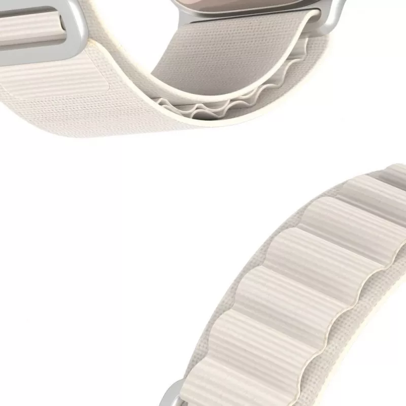 Dux Ducis Sport Buckle Strap voor Apple Watch 38/40/41/42MM Starlight