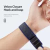 Dux Ducis Sport Velcro Strap voor Apple Watch 42/44/45/46/49mm Blauw