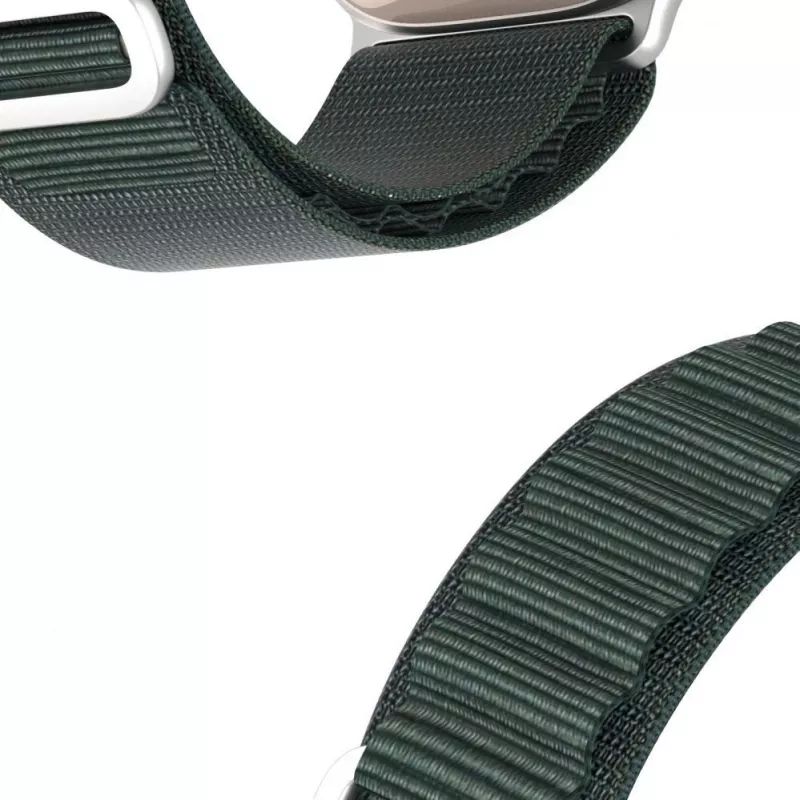 Dux Ducis Strap GS versie sportband met gesp voor Apple Watch 42/44/45/49mm - groen