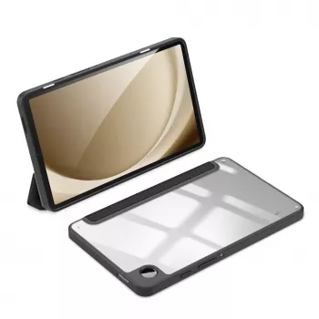 Dux Ducis Toby Folio Case met flip-standaard voor Samsung Galaxy Tab A9 8,7 inch - zwart