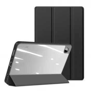 Dux Ducis Toby Folio Case met flip-standaard voor Samsung Galaxy Tab A9 8,7 inch - zwart