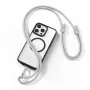 DUX DUCIS Universele Plaz Cross-Body telefoonriem - grijs