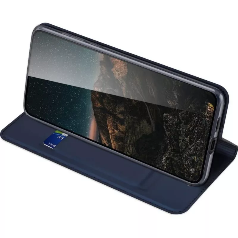 DUX DUCIS Wallet Case Skin Pro voor Samsung Galaxy S25, blauw