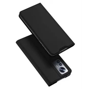 Dux Ducis Xiaomi 12 Pro Skin Pro Holster Cover Flip Case Zwart