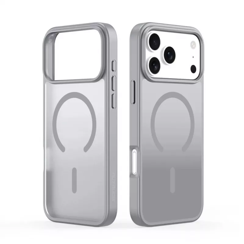 Dux Ducis YIND PC+TPU case met MagSafe voor Apple iPhone 17 Pro grijs