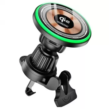 Duzzona V5 Qi2 magnetische draadloze autolader 15W transparant