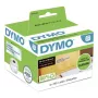 DYMO Authentic LabelWriter grote adresetiketten 36mm x 89mm transparant, 2 rollen met 130 (260 etiketten)