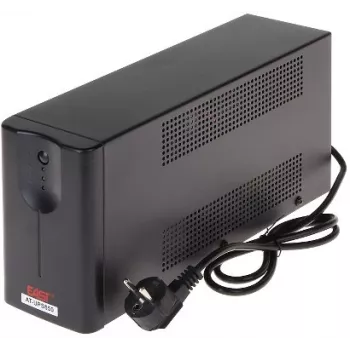 EAST UPS stroomvoorziening 650 VA line-interactive 390 W 2 Schuko-stopcontacten AVR LED