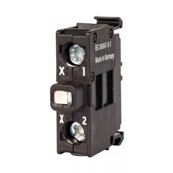 Eaton M22-LEDC-W Wit LED-element, voetmontage, 12-30 V AC/DC, 8-15 mA, schroefklemmen