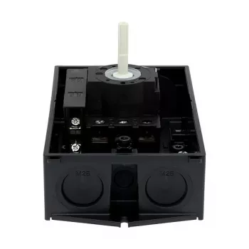Eaton P1-25/I2/SVB/HI11 25A 3-polige hoofdschakelaar met noodstop, opbouwmontage, IP65, rood/geel