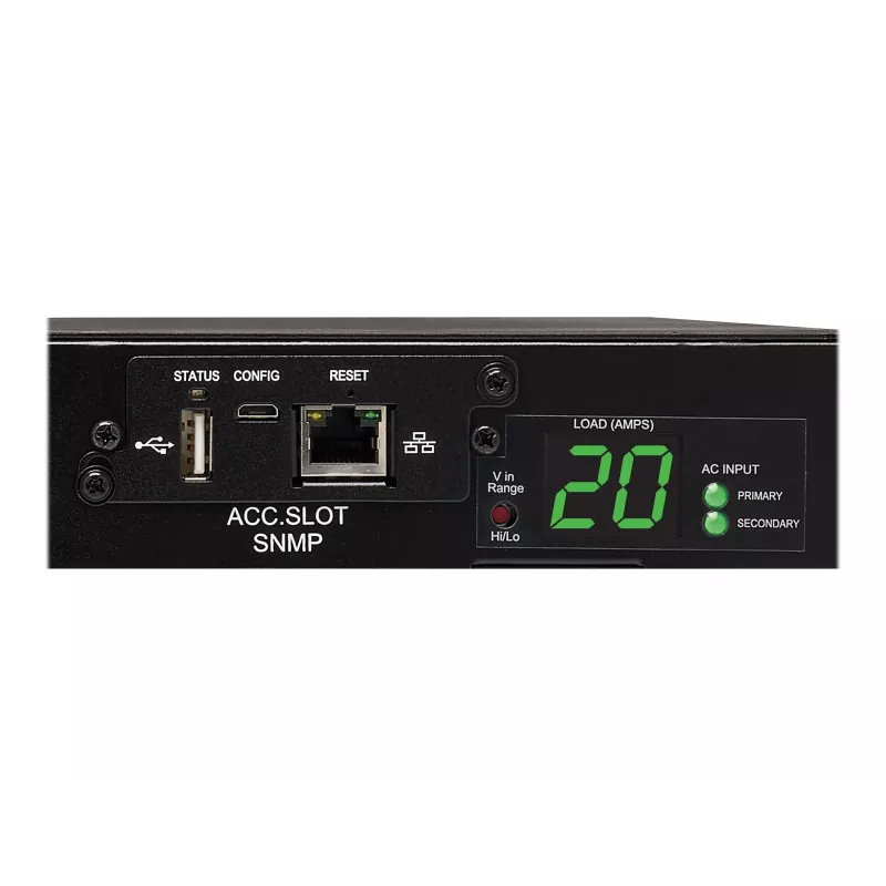 EATON PDUMH20HVATNET Metered PDU 20A 208/240V 0U verticale rackmount met 20 stopcontacten