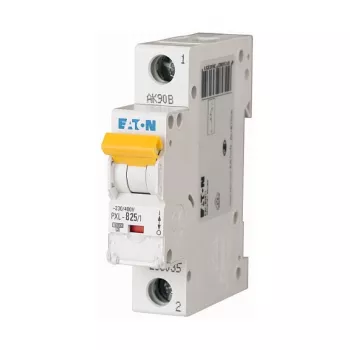 EATON PXL-B25/1 installatieautomaat MCB, 25A, 1-polig, type B, 10kA, DIN-rail