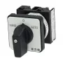 Eaton T0-1-15431/E 1-polige nokkenschakelaar 20A, 690V AC, zwart/grijs, frontbevestiging, IP65