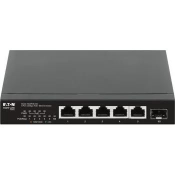 Eaton Tripp Lite Series desktop Gigabit Ethernet unmanaged switch PoE+ pass-through 5-poorts 2,5 Gbps 70W metaal
