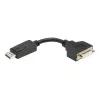 EATON Tripp Lite Series DisplayPort-naar-DVI-I-adapterkabel (M/F), 15,2 cm (6 inch)
