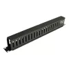 Eaton Tripp Lite Series rack behuizing horizontale kabelmanager (Finger Duct) 1URM - zwart - 1U - 19 inch