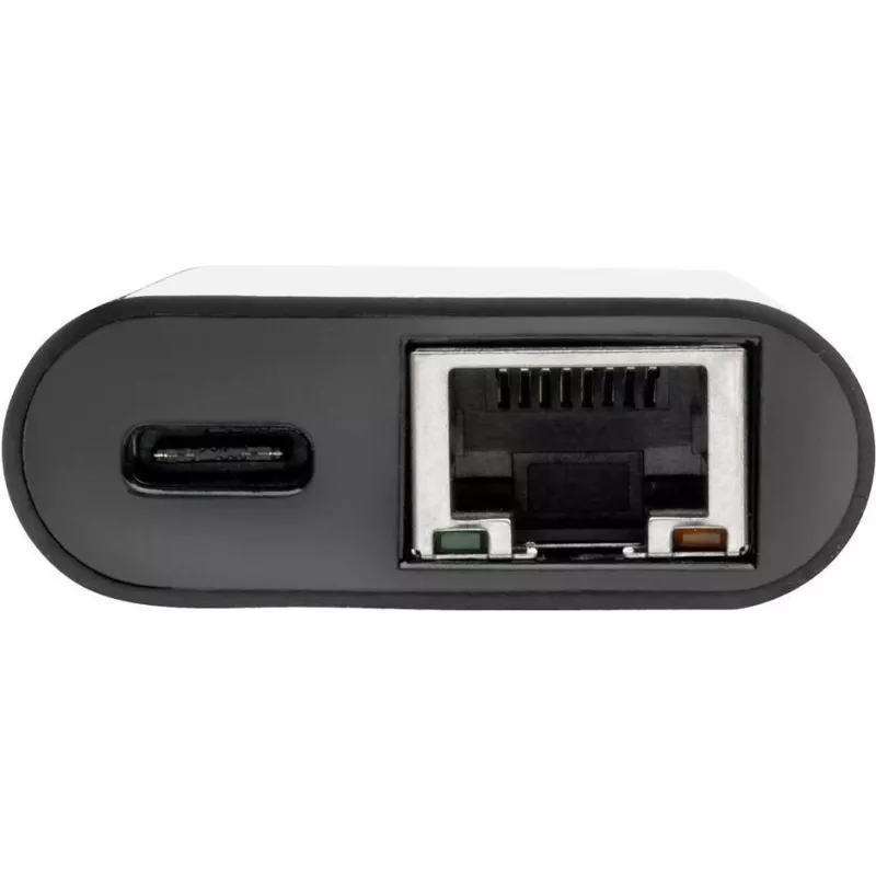 Eaton Tripp Lite U436-06N-GB-C USB-C naar Gigabit Ethernet-adapter met USB-C PD-laadfunctie - Thunderbolt 3 - zwart
